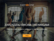 Tablet Screenshot of easygogym.com